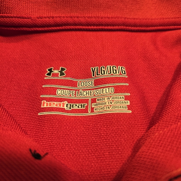Under Armour Polo Heat Gear Youth Large Loose fit - Picture 2 of 5